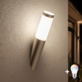 BRILAGI - LED RGBW Stmievateľná vonkajšia nástenná lampa ELIA 1xE27/6,5W/230V 2700-6500K IP44 Wi-Fi matný chróm