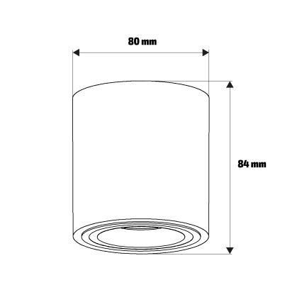 Brilagi - LED RGBW Stmievateľné bodové svietidlo MIA 1xGU10/4,8W/230V 3000K 84x80 mm béžová + diaľkové ovládanie