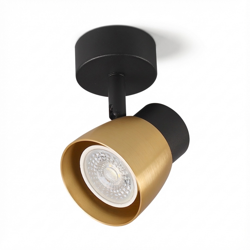 Brilagi - LED RGBW Stmievateľné bodové svietidlo NUGGET 1xGU10/4,8W/230V čierna/zlatá