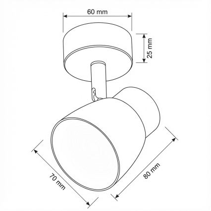 Brilagi - LED RGBW Stmievateľné bodové svietidlo NUGGET 1xGU10/4,8W/230V čierna/zlatá