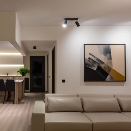 Brilagi - LED RGBW stmievateľné bodové svietidlo SELE 2xGU10/4,8W/230V 3000K čierna + diaľkové ovládanie