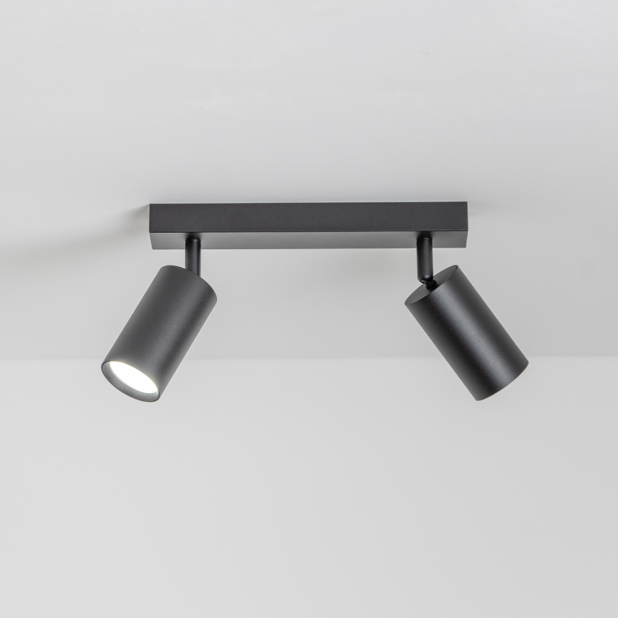 Brilagi - LED RGBW stmievateľné bodové svietidlo SELE 2xGU10/4,8W/230V 3000K čierna + diaľkové ovládanie