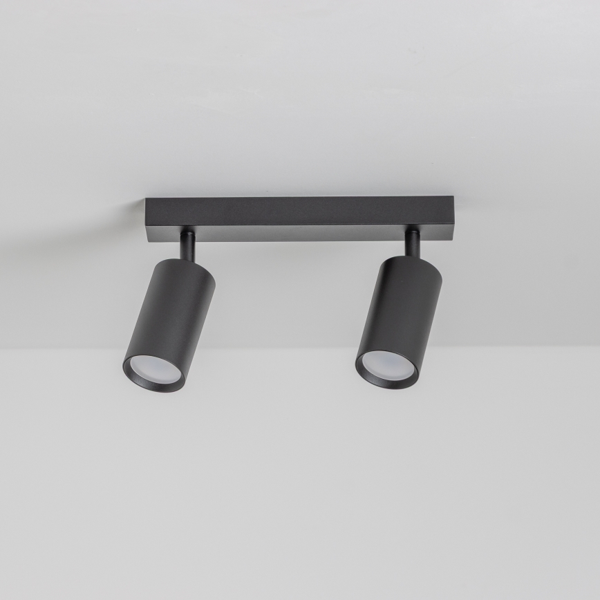 Brilagi - LED RGBW stmievateľné bodové svietidlo SELE 2xGU10/4,8W/230V 3000K čierna + diaľkové ovládanie