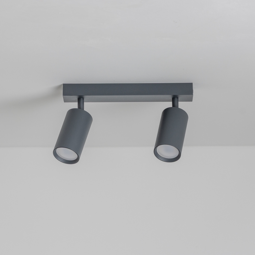 Brilagi - LED RGBW stmievateľné bodové svietidlo SELE 2xGU10/6W/230V 3000K antracit + diaľkové ovládanie