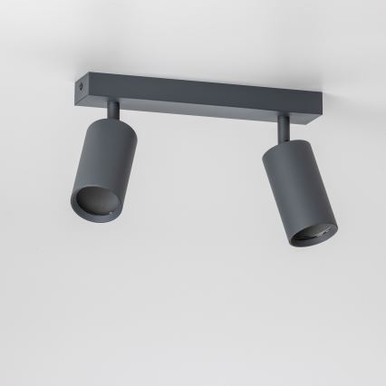 Brilagi - LED RGBW stmievateľné bodové svietidlo SELE 2xGU10/6W/230V 3000K antracit + diaľkové ovládanie