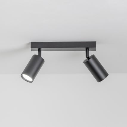 Brilagi - LED RGBW stmievateľné bodové svietidlo SELE 2xGU10/6W/230V 3000K čierna + diaľkové ovládanie