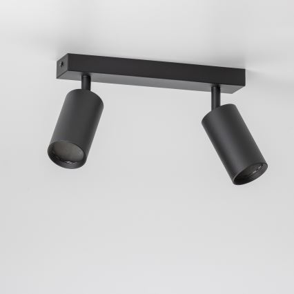 Brilagi - LED RGBW stmievateľné bodové svietidlo SELE 2xGU10/6W/230V 3000K čierna + diaľkové ovládanie