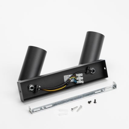 Brilagi - LED RGBW stmievateľné bodové svietidlo SELE 2xGU10/6W/230V 3000K čierna + diaľkové ovládanie