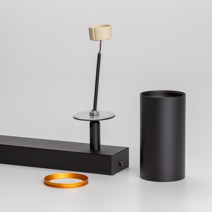 Brilagi - LED RGBW stmievateľné bodové svietidlo SELE 2xGU10/6W/230V 3000K čierna/zlatá + diaľkové ovládanie