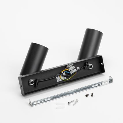 Brilagi - LED RGBW stmievateľné bodové svietidlo SELE 2xGU10/6W/230V 3000K čierna/zlatá + diaľkové ovládanie