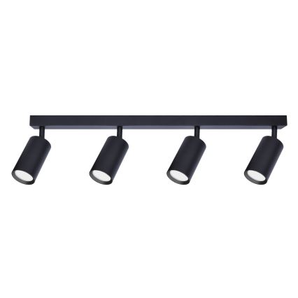 Brilagi - LED RGBW stmievateľné bodové svietidlo SELE 4xGU10/4,8W/230V 3000K čierne + diaľkové ovládanie