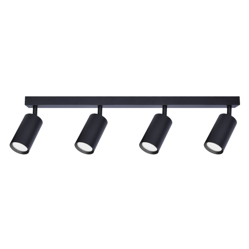 Brilagi - LED RGBW stmievateľné bodové svietidlo SELE 4xGU10/4,8W/230V 3000K čierne + diaľkové ovládanie