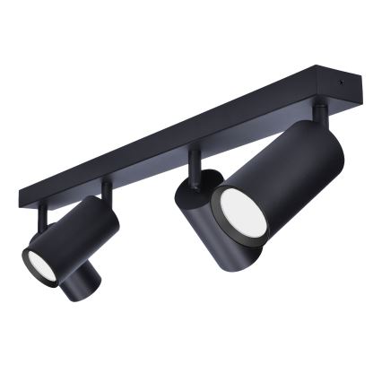 Brilagi - LED RGBW stmievateľné bodové svietidlo SELE 4xGU10/4,8W/230V 3000K čierne + diaľkové ovládanie