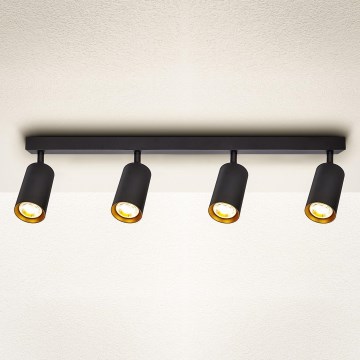 Brilagi - LED RGBW Stmievateľné bodové svietidlo SELE 4xGU10/6,5W/230V 2700-6500K čierna/zlatá