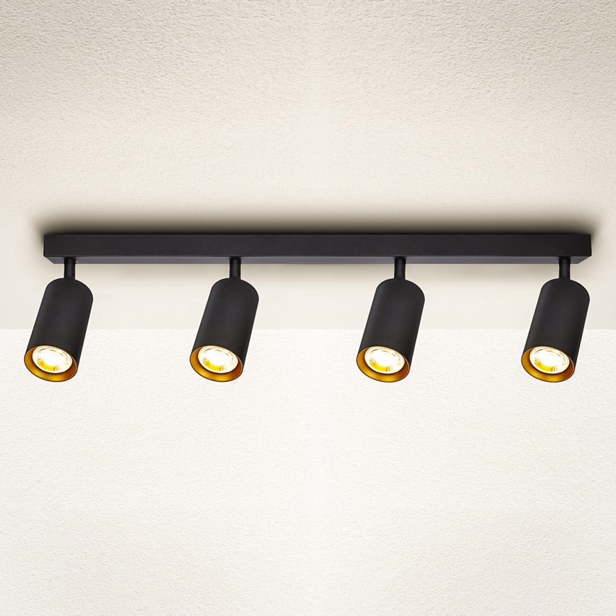 Brilagi - LED RGBW Stmievateľné bodové svietidlo SELE 4xGU10/6,5W/230V 2700-6500K čierna/zlatá