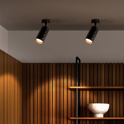 Brilagi - LED RGBW Stmievateľné bodové svietidlo SELE DIAMANT 1xGU10/6W/230V 3000K čierne + diaľkové ovládanie