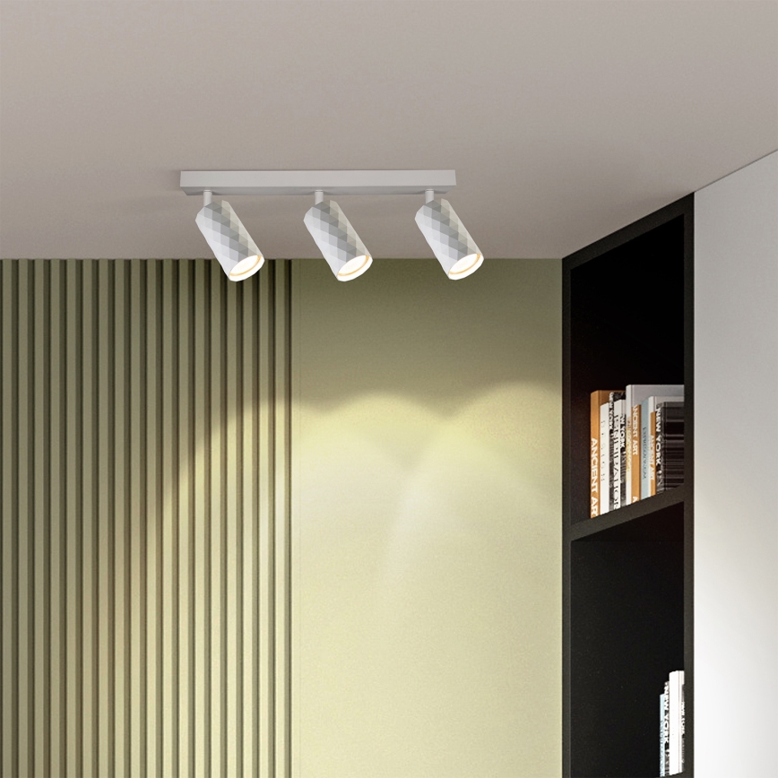 Brilagi - LED RGBW stmievateľné bodové svietidlo SELE DIAMANT 3xGU10/6W/230V 3000K biela + diaľkové ovládanie