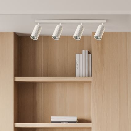 Brilagi - LED RGBW Stmievateľné bodové svietidlo SELE DIAMANT 4xGU10/4,8W/230V 3000K biela + diaľkové ovládanie