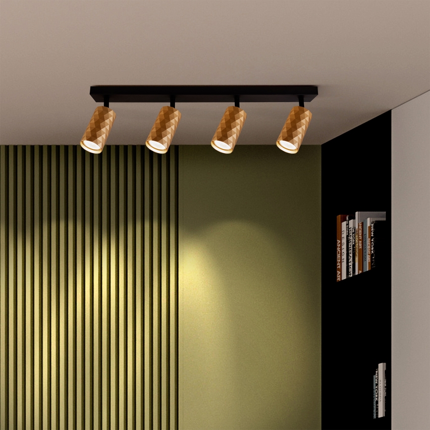 Brilagi - LED RGBW stmievateľné bodové svietidlo SELE DIAMANT 4xGU10/4,8W/230V 3000K zlaté + diaľkové ovládanie
