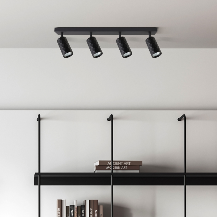 Brilagi - LED RGBW stmievateľné bodové svietidlo SELE DIAMANT 4xGU10/6,5W/230V 2700-6500K Wi-Fi čierna