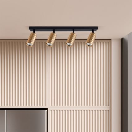 Brilagi - LED RGBW stmievateľné bodové svietidlo SELE DIAMANT 4xGU10/6,5W/230V 2700-6500K Wi-Fi zlatá