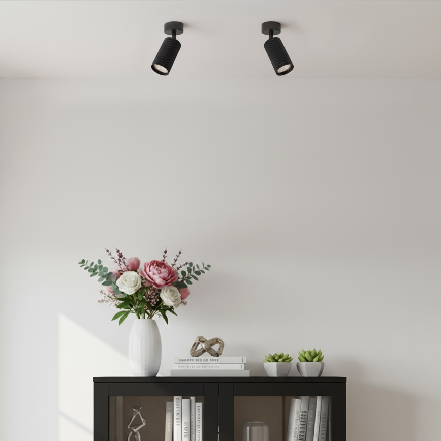 Brilagi - LED RGBW stmievateľné bodové svietidlo SELE MODERN 1xGU10/4,8W/230V 3000K čierna + diaľkové ovládanie