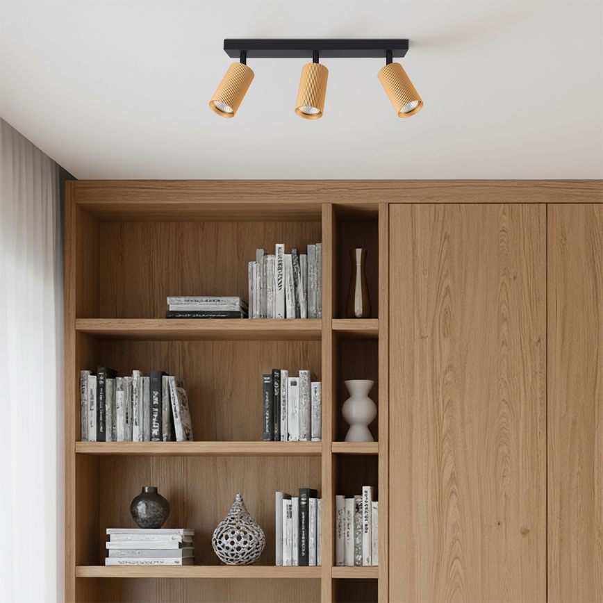 Brilagi - LED RGBW stmievateľné bodové svietidlo SELE MODERN 3xGU10/6W/230V 3000K zlaté + diaľkové ovládanie