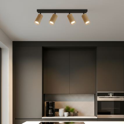 Brilagi - LED RGBW Stmievateľné bodové svietidlo SELE MODERN 4xGU10/4,8W/230V 3000K zlaté + diaľkové ovládanie