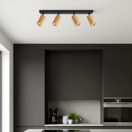 Brilagi - LED RGBW Stmievateľné bodové svietidlo SELE MODERN 4xGU10/4,8W/230V 3000K zlaté + diaľkové ovládanie