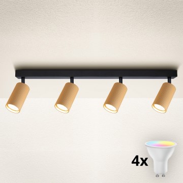 Brilagi - LED RGBW stmievateľné bodové svietidlo SELE MODERN 4xGU10/6W/230V 3000K zlatá