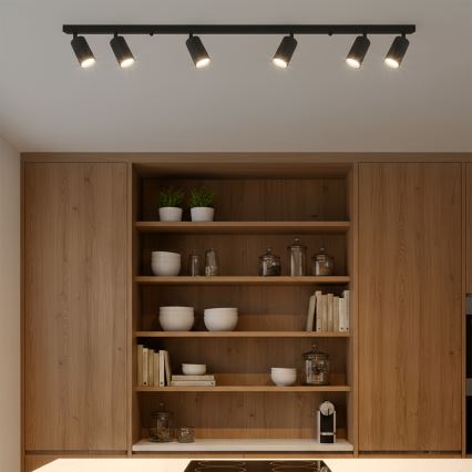 Brilagi - LED RGBW stmievateľné bodové svietidlo SELE MODERN 6xGU10/6,5W/230V 2700-6500K Wi-Fi čierna