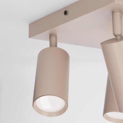 BRILAGI - LED RGBW Stmievateľné bodové svietidlo SELE SQUARE 4xGU10/6,5W/230V 2700-6500K béžová