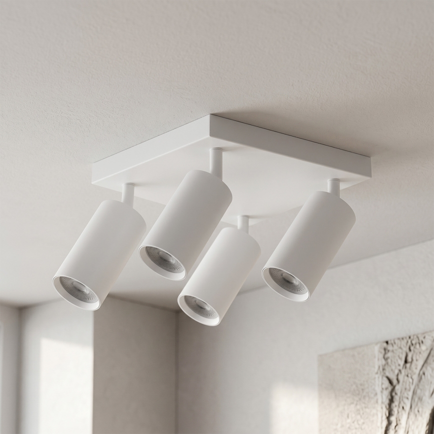 BRILAGI - LED RGBW Stmievateľné bodové svietidlo SELE SQUARE 4xGU10/6,5W/230V 2700-6500K biela