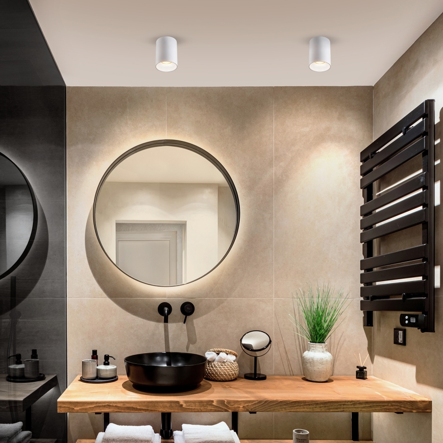 Brilagi - LED RGBW stmievateľné bodové svietidlo TRINE 1xGU10/4,8W/230V 3000K biela + diaľkové ovládanie