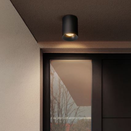 Brilagi - LED RGBW Stmievateľné bodové svietidlo TRINE 1xGU10/4,8W/230V 3000K čierna + diaľkové ovládanie