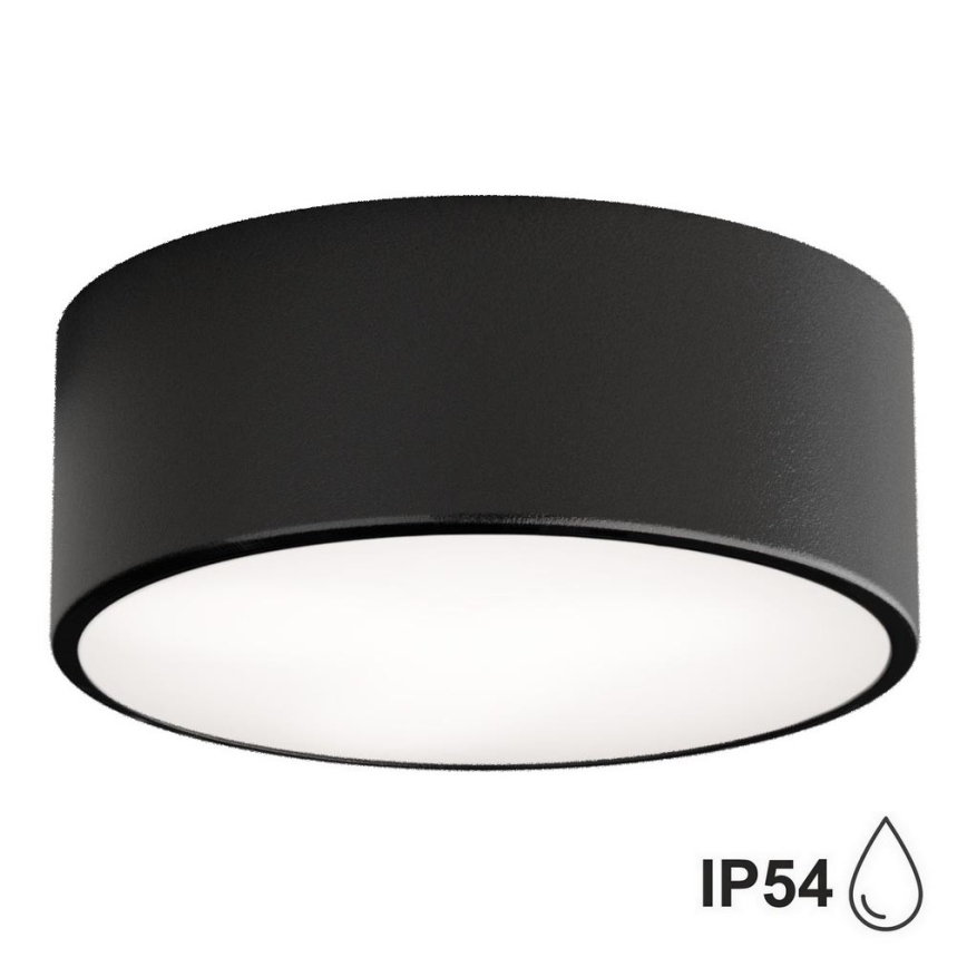 BRILAGI - LED RGBW stmievateľné kúpeľňové stropné svietidlo CLARE 1xE27/12W/230V 2700-6500K priemer 20 cm IP54 čierne