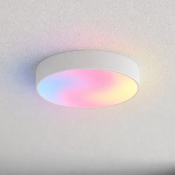 Brilagi - LED RGBW stmievateľné kúpeľňové stropné svietidlo CLARE 3xE27/9W/230V 2700-6500K priemer 40 cm IP54 Wi-Fi biela