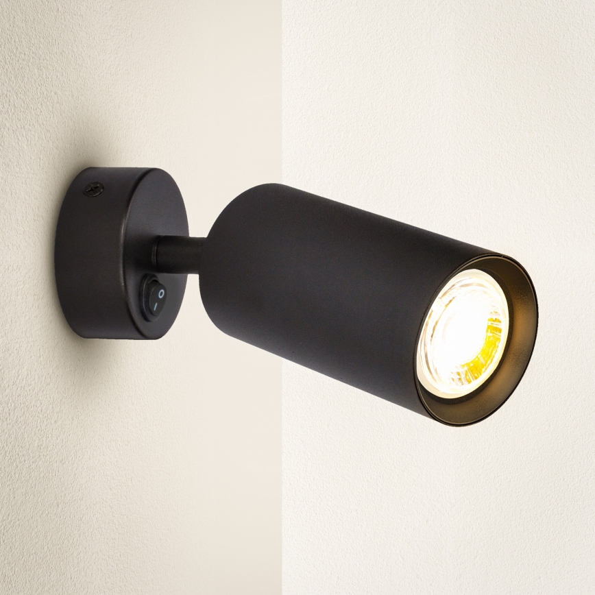 Brilagi - LED RGBW stmievateľné nástenné bodové svietidlo SELE 1xGU10/6,5W/230V 2700-6500K čierna