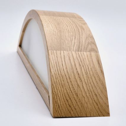 Brilagi - LED RGBW stmievateľné nástenné svietidlo CARVALHO 1xE27/9W/230V 2700-6500K Wi-Fi dub