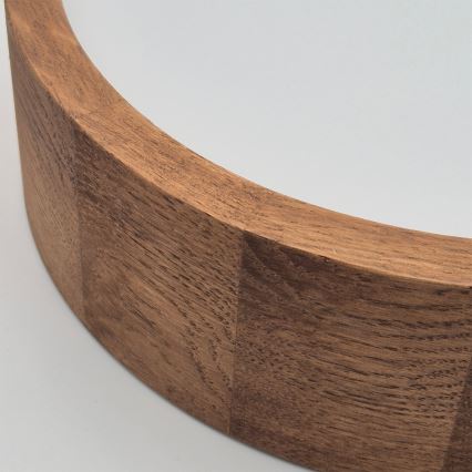 Brilagi - LED RGBW Stmievateľné stropné svietidlo CARVALHO 1xE27/15W/230V 2700-6500K Wi-Fi dub pr. 27,5 cm