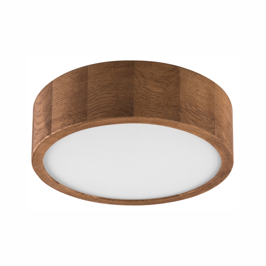 Brilagi - LED RGBW Stmievateľné stropné svietidlo CARVALHO 1xE27/9W/230V 2700-6500K Wi-Fi dub pr. 27,5 cm