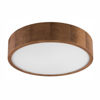 BRILAGI - LED RGBW stmievateľné stropné svietidlo CARVALHO 2xE27/12W/230V 2700-6500K dub pr. 37,5 cm
