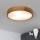 Brilagi - LED RGBW Stmievateľné stropné svietidlo CARVALHO 3xE27/9W/230V 2700-6500K Wi-Fi dub pr. 47,5 cm