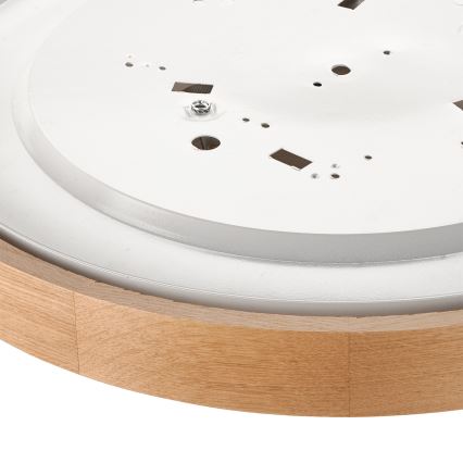 Brilagi - LED RGBW Stmievateľné stropné svietidlo CARVALHO 3xE27/9W/230V 2700-6500K Wi-Fi dub pr. 47,5 cm