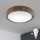 Brilagi - LED RGBW stmievateľné stropné svietidlo CARVALHO SLIM 1xE27/9W/230V 2700-6500K Wi-Fi dub pr. 27 cm