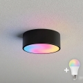 BRILAGI - LED RGBW stmievateľné stropné svietidlo CLARE 1xE27/12W/230V 2700-6500K pr. 20 cm čierna