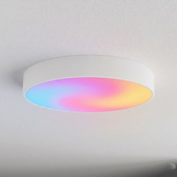 Brilagi - LED RGBW stmievateľné stropné svietidlo CLARE 4xE27/9W/230V 2700-6500K pr. 50 cm Wi-Fi biela