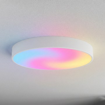 Brilagi - LED RGBW stmievateľné stropné svietidlo CLARE 5xE27/9W/230V 2700-6500K priemer 60 cm Wi-Fi biela