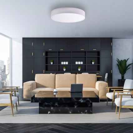 Brilagi - LED RGBW stmievateľné stropné svietidlo CLARE 5xE27/9W/230V 2700-6500K priemer 60 cm Wi-Fi biela