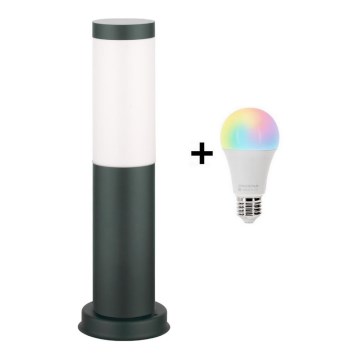 Brilagi - LED RGBW stmievateľné vonkajšie svietidlo 1xE27/9W/230V 2700-6500K IP44 40 cm antracit